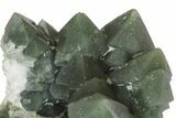 Green, Hedenbergite Included Quartz - Mongolia #163984-2